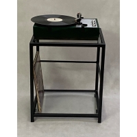 Stolik regał metalowy loft  MAESTRO 40 x 50 wys 52 cm na płyty LP gramofon